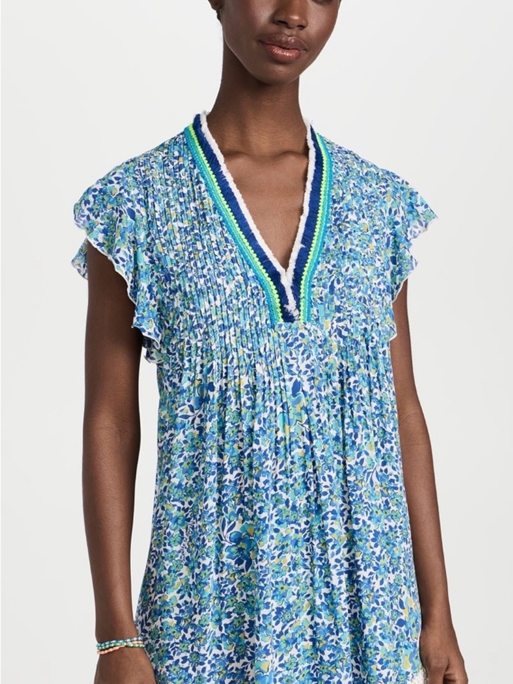Poupette St Barth Sasha V Mini Dress XS